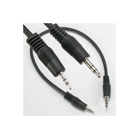 Bestlink Netware Stereo(3.5mm) -M/Stereo(2.5mm) -M Speaker/Headset Cable- 1Ft 201419